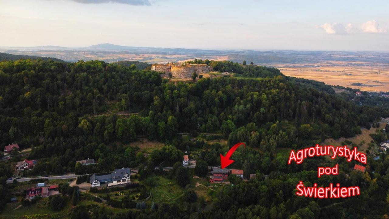 Agroturystyka Pod Swierkiem Srebrna Gora Bagian luar foto